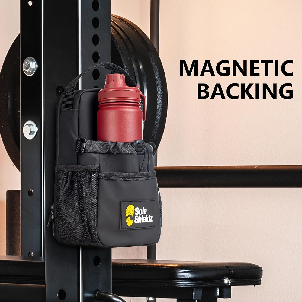 Magnetic Gym Bag – Hands-Free Rack Mount Sling Bag